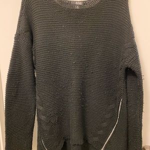 Oversized black sweater